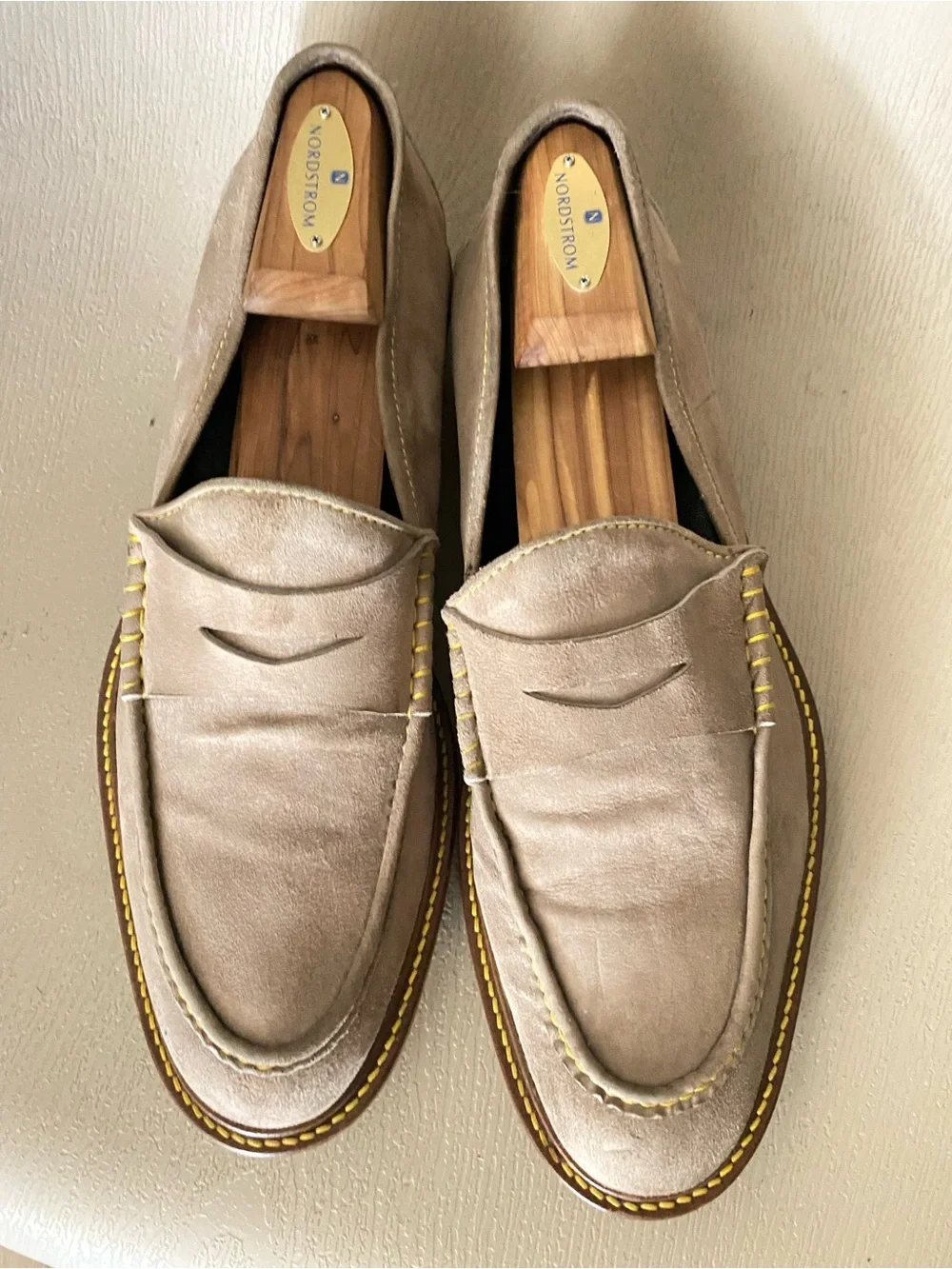 Donald J. Pliner Hanif Wx Gray suede Loafer Moc Toe men 11 m